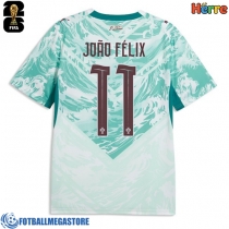 Fotballdrakt Herre Portugal Joao Felix #11 Bortedrakt VM 2026 Kortermet